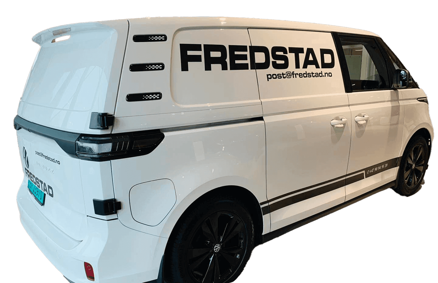 Fredstad varebil – før komplett foliering