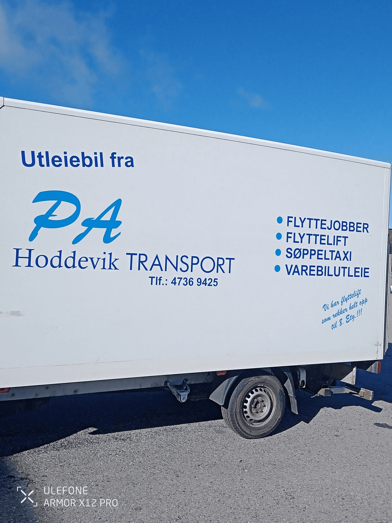 Bildekor for P.A. Hoddevik Transport