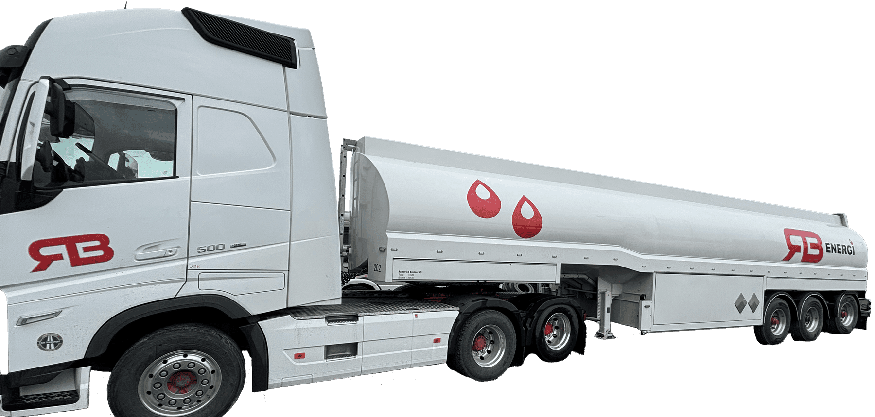 Dekor for RB Energi tankbil