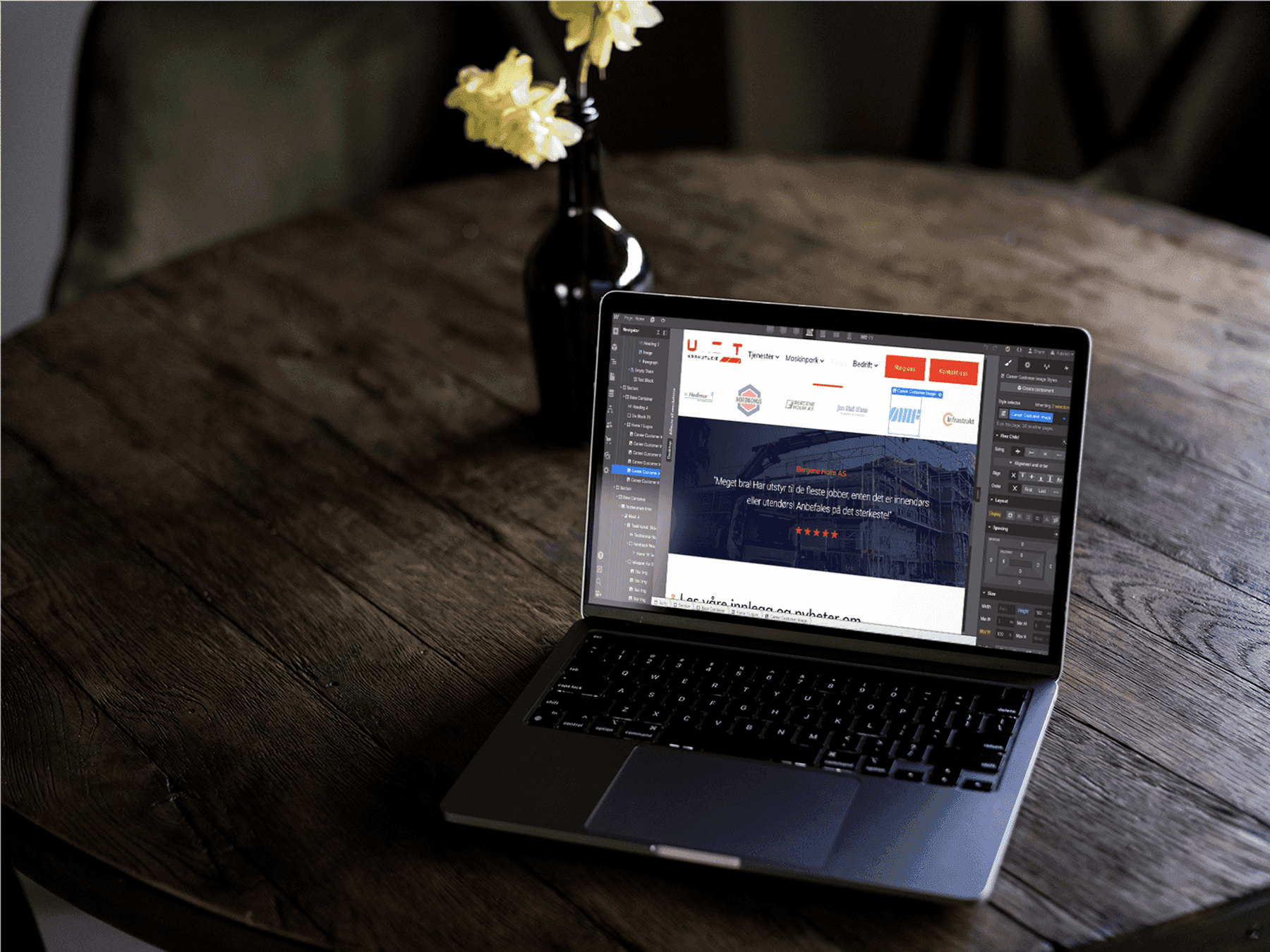 Moderne nettsidedesign fra Informativ Reklame